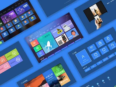 Smart TV design smarthome ui