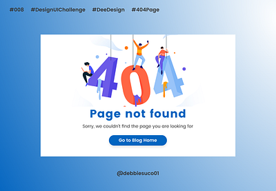 404 page design 008 daily 100 challenge dailyui design figmadesign ui vector