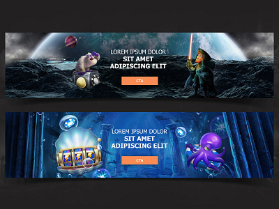 Hero Banners for Casino banner betting casino composition graphic design hero banner