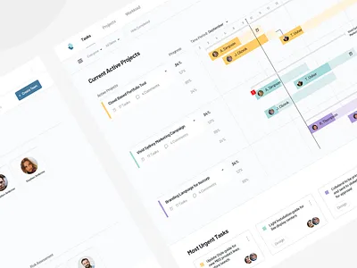 Project Management Tool pt.2 app business cards clean dash dashboard dashboard design data design interface minimal project project management saas search software tool ui ux web