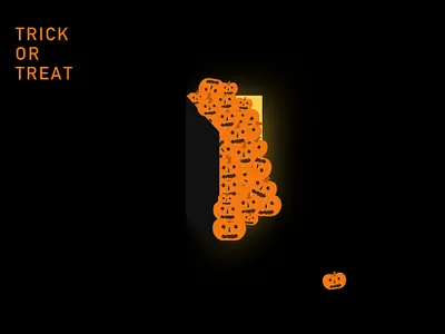 Open the pumpkin door halloween halloween illustration design illustration