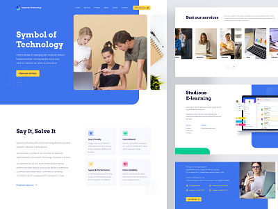 Digicorp Technology Redesign adobe xd homepage landing page redesign ui ui ux ux web web design