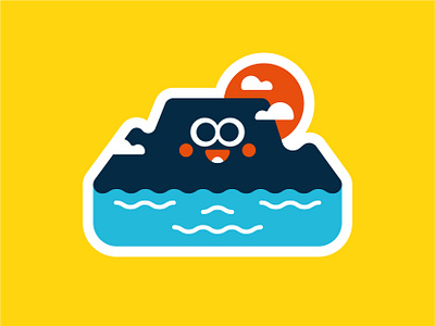 Cape Town. capetown character cute design icon icon design illustration illustrator logo south africa sticker table mountain vector