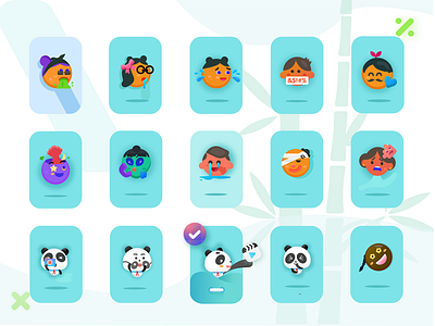 K12 Emoji/Emotion design education emoji happy illustration k12 ui