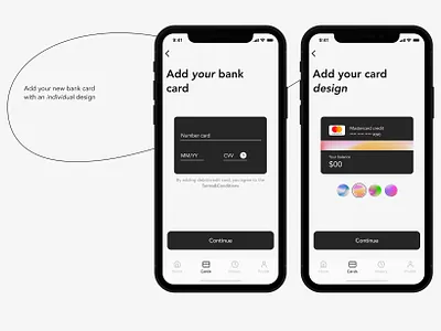 Banking app/Add your bank card app branding design illustration logo minimal typography ui ux vector