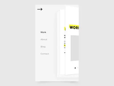 Prototype animation of my portfolio by Valentin