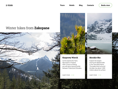 Landing Page [Daily UI - 003] daily 100 challenge daily ui daily ui 003 dailyui dailyui 003 dailyuichallenge hiking mountain mountains nature tourism ui ux