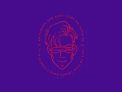 Scott design flat grunge grunge texture minimal stroke