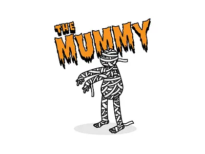 The Mummy adobeillustrator autumn bright color groovy halloween illustration illustrator ipadpro procreate vector vector illustration
