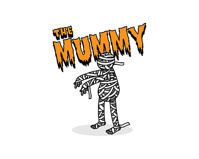 The Mummy adobeillustrator autumn bright color groovy halloween illustration illustrator ipadpro procreate vector vector illustration