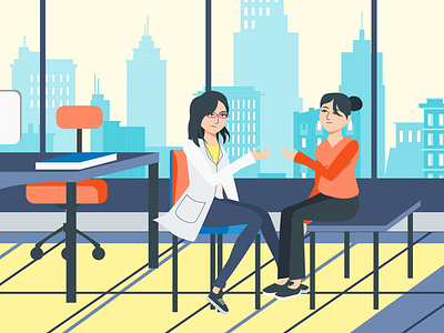 Clinic 2d 2d animation adobe after effects aftereffects art branding clinic design flat art illustration illustrator medical medicine motion art motion design motion graphics vector vector art vector illustration