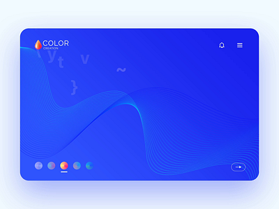 Color creation blue branding color color palette colorful red ui uiux web design 设计