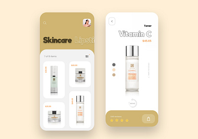 e-commerce app for soclear beauty app design ui ux website