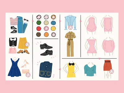 NYT Styles clothes clothing collage design dresses fashion illustration mixed media paper cut shoes style