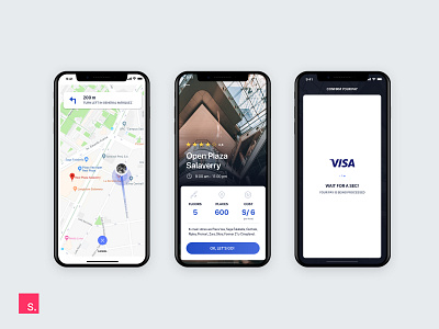 Parking Search App UI Design art direction branding concept design digital inspiration invision invisionapp peru studio ui user experience user interface ux