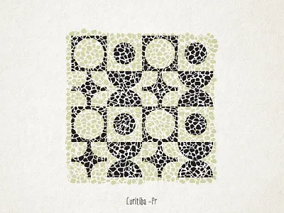 #1 - Petit pave . Curitiba-PR cwb design illustration petit pave sidewalk vector