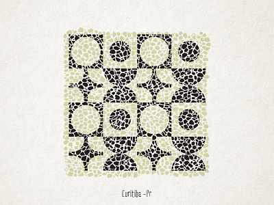 #1 - Petit pave . Curitiba-PR cwb design illustration petit pave sidewalk vector