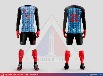 Quezon City FC - Home GK Kit football club football jersey football kit soccer jersey soccer kit sports branding