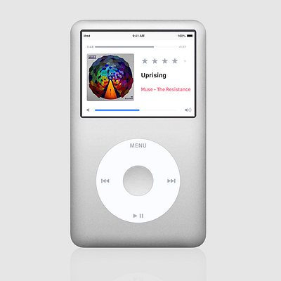 New iPod Classic app apple design ipod minimal music ui ux