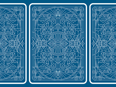 Card Back Color Options artdeco card design castle deck deck design deck of cards deck of elements decks game icons knighthelmet lineart lineartwork medieval occult playingcard poster skull sorcery sword