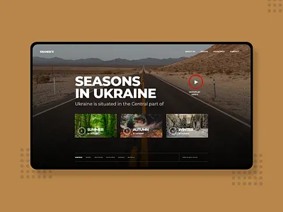 Video Landing Webpage interaction landingpage stream ui userinterface ux video web webdesign website design