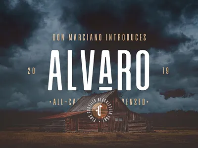 Alvaro Condensed Font best fonts condensed font condensed typeface design font font design fonts graphic design lettering logo fonts retro font sans sans serif sans serif font titles typeface typefaces typography vintage font