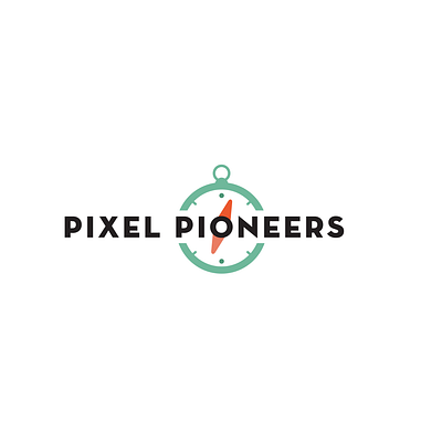 Pixel Pioneers Final Logo illustration logo typography vector website