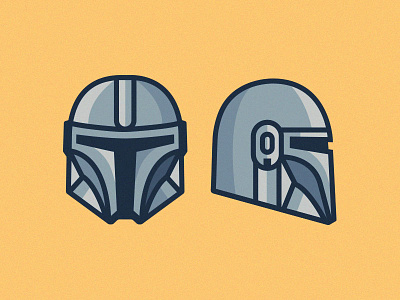 Mando Bucket boba fett branding complementary emblem emoji hand drawn helmet identity illustration logo mandalorian minimal simple star wars stroke strokes texture type typography vector