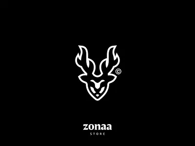 Zonaa Store branding design flat illustration logo