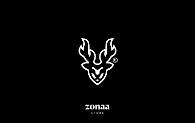 Zonaa Store branding design flat illustration logo