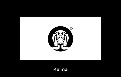 Kalina Logo branding design flat icon illustrator logo