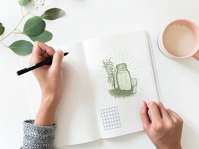 Oats Vintage Logo Design artwork branding design hand drawn illustration logo oats old style sketch vector vintage