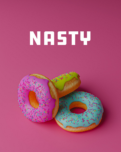 Nasty donuts 3d 3dart 3drender blender blender3d cyclesrender design digitalart donut modeling render rendering sculpting texturing