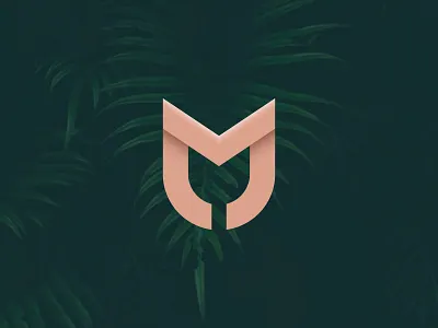 M + U + Flower adobe illustrator branding dribbbleshot flower icon letters logo logodesign logodesigner symbol vector