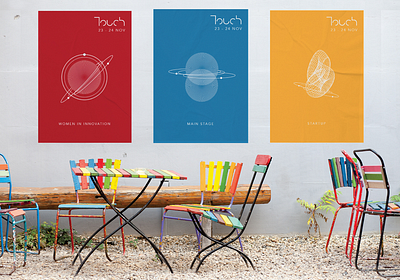 Touch Digital Summit banner branding conference conference design design poster design