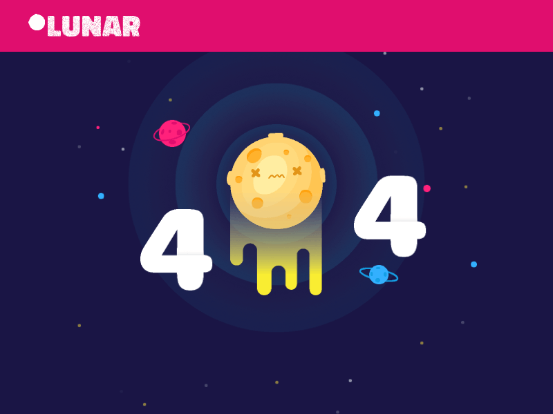 404 Page motion - daily ui 8 dailyui design figma illustration motion principle uidesign uiux xd