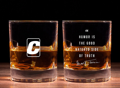 Dave Chappelle x Mark Twain Award Whiskey Glasses bourbon branding branding brewery branding craft spirits design distillery label design packaging packaging design whiskey whiskey label