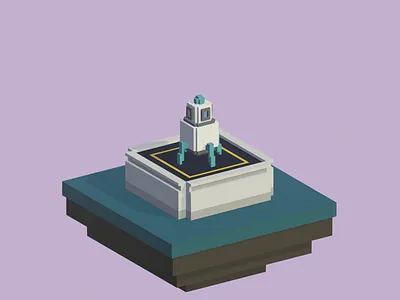 Rocket Launch 3d cubic design elonmusk falcon illustration isometric magicavoxel rocket space spaceship spacex voxel voxelart