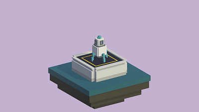 Rocket Launch 3d cubic design elonmusk falcon illustration isometric magicavoxel rocket space spaceship spacex voxel voxelart