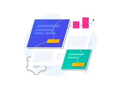 Setup Campaigns | User Onboarding Experience | 3-6 adobe illustrator branding design gradient graphicdesign illustration lineart marketing outline vector