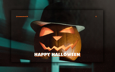 Day 288: Happy Halloween! clean design graphic design graphicdesign illustration interface landing page landingpage minimal uidesign web design