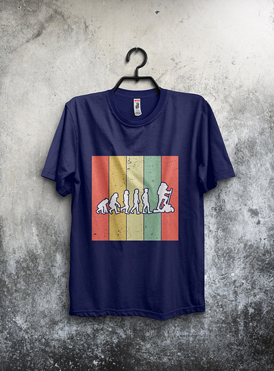 Hiking Evolation campingtshirt design hiking hikingevolation tshirt tshirt design tshirtcamp tshirtdesign tshirts type typography vector