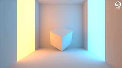 Abstract Interior 3d architecture design gamedev maya redshift render