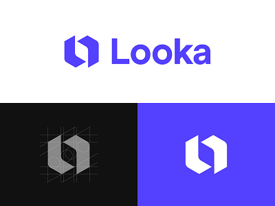 Looka Logo Design blue logo combination mark grid logo grids icons logo logo construction logo design logo designer logo grid logo mark logo mark symbol logodesign logos logotype looka startup logo symbol design symbols tech logo