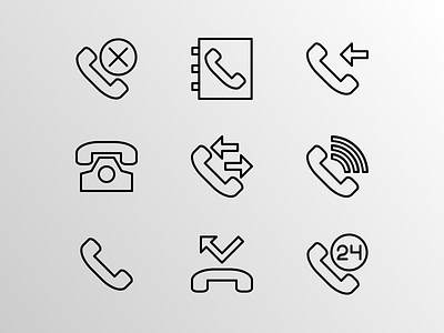 Phone (Outline) call communication contact creative design doodle icon icon artwork icon bundle icon set iconfinder identity illustration mobile outline phone telephone ui user inteface vector