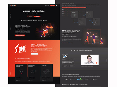 Landing Page animation branding design illustration ui ux web