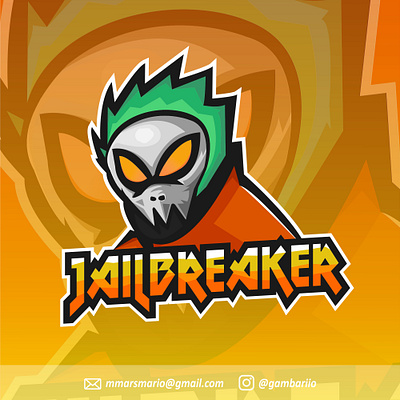 jailbeak prison crime design editorial esport esport mascot esportlogo esports esports logos evil illustration jailbreak jailbreaker jason logo mascot mascot character mascot logo prison psycho vector