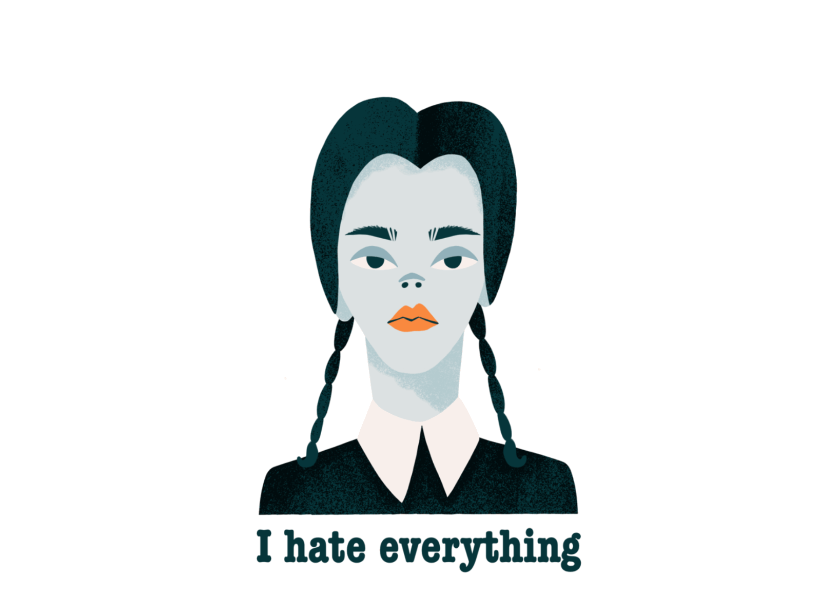 wednesday mood addams family gifs halloween illustration mood moody quote wednesday wednesday addams