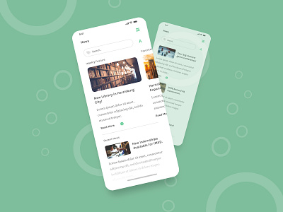 Student News affinitydesigner clean feature featured news graphic search harrisburg image search minimal minimalist news news earch newsfeed search slider sliders student university