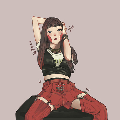 Bad Boy character characterdesign design digital art drawing fanart girl idol illustration kpop